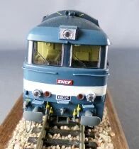 Roco 63464 Ho Sncf Loco Diesel BB A1A 68026 Livr&eacute;e Bleu Eclairage Proche Neuve Boite