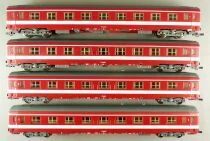 Roco 64045 Ho Sncf Coffret de 4 Voitures Uic A9 Le Capitole Epoque III/IV Neuves Boite