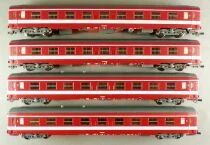 Roco 64045 Ho Sncf Coffret de 4 Voitures Uic A9 Le Capitole Epoque III/IV Neuves Boite