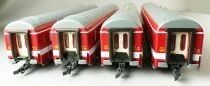 Roco 64045 Ho Sncf Set of 4 Uic Cars A9 Le Capitole Era III/IV Mint in Box