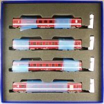 Roco 64046 Ho Sncf Set of 4 Uic Cars Le Capitole Era III/IV Mint in Box