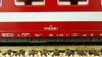 Roco 64046 Ho Sncf Set of 4 Uic Cars Le Capitole Era III/IV Mint in Box