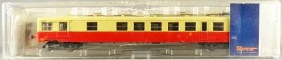 Roco 64217 Ho SNCF Decauville Trailer 2nd Class Large Van Lighting Era III Near Mint in Box