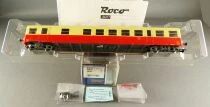 Roco 64217 Ho SNCF Decauville Trailer 2nd Class Large Van Lighting Era III Near Mint in Box