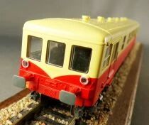 Roco 64217 Ho SNCF Decauville Trailer 2nd Class Large Van Lighting Era III Near Mint in Box