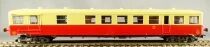 Roco 64217 Ho Sncf Remorque Decauville Grand Fourgon 2&egrave;me Classe Eclairage Ep III Proche Neuve Boite