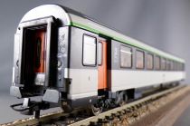 Roco 74032B Ho Sncf Voiture Train Rapide EC Mont Cenis B10tu 2° Cl  61 87 20-71 290-9 Livrée Corail Passagers Eclairage 