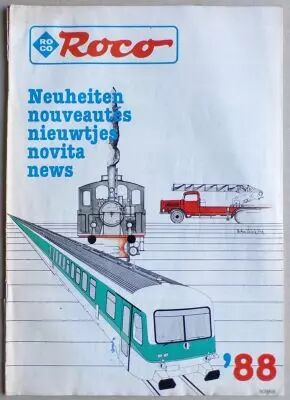 Roco Catalogue Europe Nouveaut�s 1988 Ho 24 Pages A4