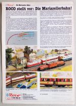 Roco German Catalog 1986 Modellbahn mit Herz und Hirn O HO HOe N Scale 4 pages A4