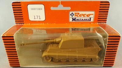 Roco Minitanks 171 Ho 1/87 WW2 Char Allemand Jagdtiger VI EDW Tank Neuf Boite 