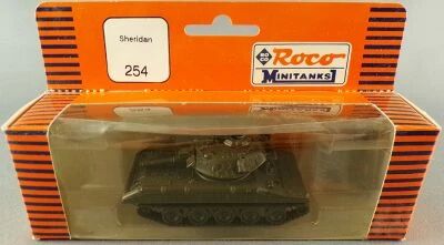Roco Minitanks 254 Ho 1:87 Us Army Scout Tank M551 Sheridan Mint in Box