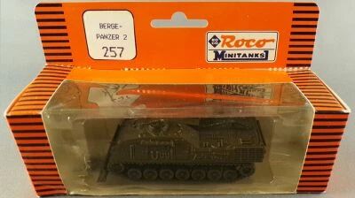 Roco Minitanks 257 Ho 1/87 Bundeswher Char Allemand Berge Panzer 2 Tank de R�cup�ration Leopard Neuf Boite 