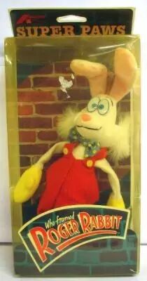 Roger Rabbit - peluche � ventouse 25cm Amercep 1987 - neuve en boite