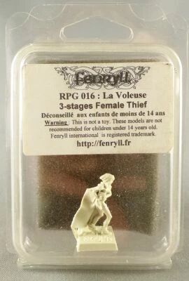 Role-Playing Game Warhammer - Fenryll - RGP 016 3 Stages Female Thief - Resin Figure MIB