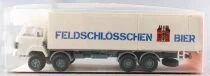 Roskopf 401 Ho 1/87 Camion Saurer D290/330 Blanc 4 Essieux Bi&egrave;re Feldschl&ouml;sschen Neuf Boite