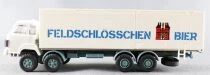 Roskopf 401 Ho 1/87 Camion Saurer D290/330 Blanc 4 Essieux Bi&egrave;re Feldschl&ouml;sschen Neuf Boite