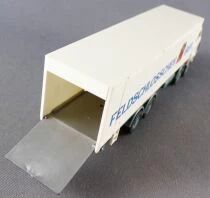 Roskopf 401 Ho 1/87 Camion Saurer D290/330 Blanc 4 Essieux Bi&egrave;re Feldschl&ouml;sschen Neuf Boite