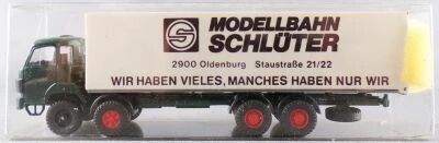 Roskopf 40? Ho 1/87 Camion Saurer D290/330 Vert 4 Essieux Transport Feldmann Neuf Boite