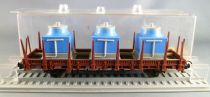 Röwa Ho Db Flat Wagon with 3 Steelworks Box Near Mint in box