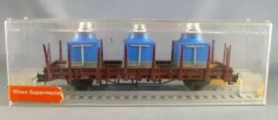 R�wa Ho Db Flat Wagon with 3 Steelworks Box Near Mint in box