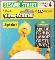 Rue S&eacute;same - 3 Disques View-Master 3D Alphabet sans Pochette R&eacute;f. 4051
