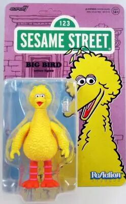 Rue S�same - Figurine ReAction Super7 - Big Bird