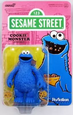 Rue S�same - Figurine ReAction Super7 - Cookie Monster