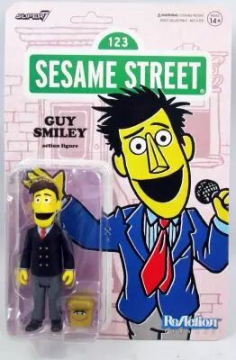 Rue S�same - Figurine ReAction Super7 - Guy Smiley