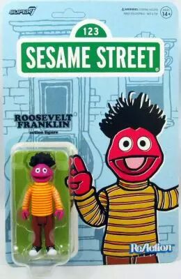 Rue S�same - Figurine ReAction Super7 - Roosevelt Franklin