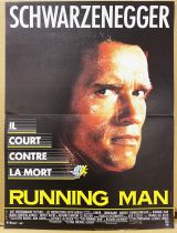 1987 Running Man -  Arnold Schwarzenegger CASARO Art Cinema Poster size 84x118 cm