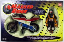 Saban\'s Masked Rider - Bandai - Masked Rider Super Gold & Super Chopper Set