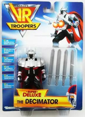 Figurine VR Troopers Kenner - The Decimator (Super Deluxe) - Neuf Sous Blister