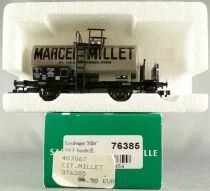 Sachsenmodelle 76385 Ho Sncf Tank Wagon Marcel Millet 2 Axles SCr 554211 Era III Mint in Box