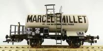 Sachsenmodelle 76385 Ho Sncf Tank Wagon Marcel Millet 2 Axles SCr 554211 Era III Mint in Box