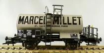 Sachsenmodelle 76385 Ho Sncf Wagon Citerne Marcel Millet 2 Essieux SCr 554211 Epoque III Neuf Boite