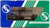 Sachsenmodelle 76418 Ho Sncf Wagon Citerne Lambiotte Fr&egrave;res 2 Essieux SCwf 573820 Epoque III Neuf Boite