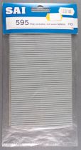 Sai 595 Ho Cardboard Sheet Corrugated Roofing Sheet and Ridge Cap 20x20 cm Mint in Bag