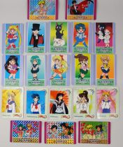 Sailor Moon - Lot de 20 trading cards - Amada et Banpresto 1994