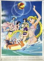Sailor Moon - Lot of 7 Posters / Calendar 1996 23.6\ x16.8\  (Toei Animation)