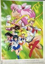 Sailor Moon - Lot of 7 Posters / Calendar 1996 23.6\ x16.8\  (Toei Animation)