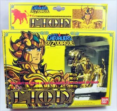 Saint Seiya - Aiolia - Chevalier d\'Or du Lion (Bandai France) (early plain box)