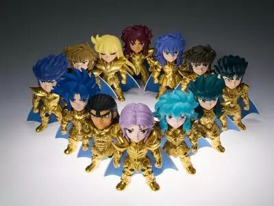 Figurine Blokees Saint Seiya Aiolos & Athena - Kit Maquette Boîte Aveugle