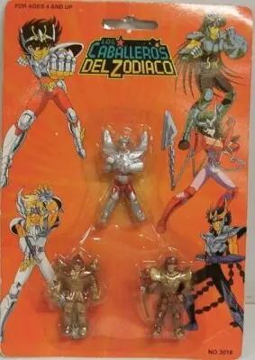 Saint Seiya - Bandai Espagne - Micro figurines - Seiya, Biann et Pose�don