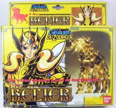 Saint Seiya - M� - Chevalier d\'Or du B�lier \'\'Version 1\'\' (Bandai France) (early plain box)