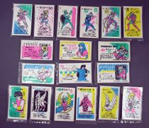 Saint Seiya - Popy Bandai - Lot de 18 Gum Cards (loose)