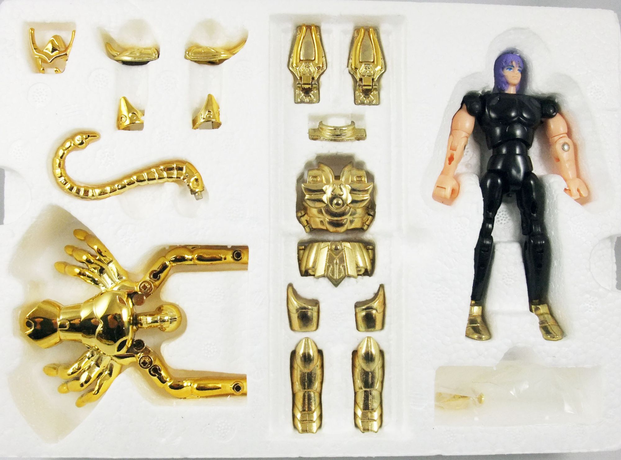 SAINT SEIYA Figurine Milo Scorpion Bandai Vintage