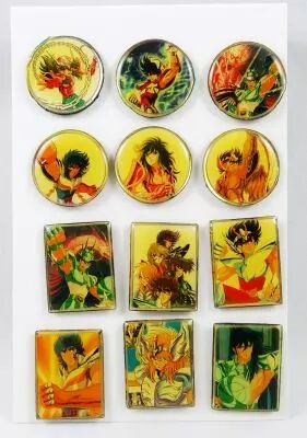 Saint Seiya - Set de 12 pins �maill�s m�tal 