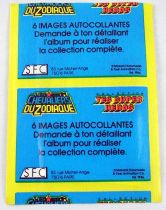 Saint Seiya - SFC 1988 sealed pack of 6 stickers