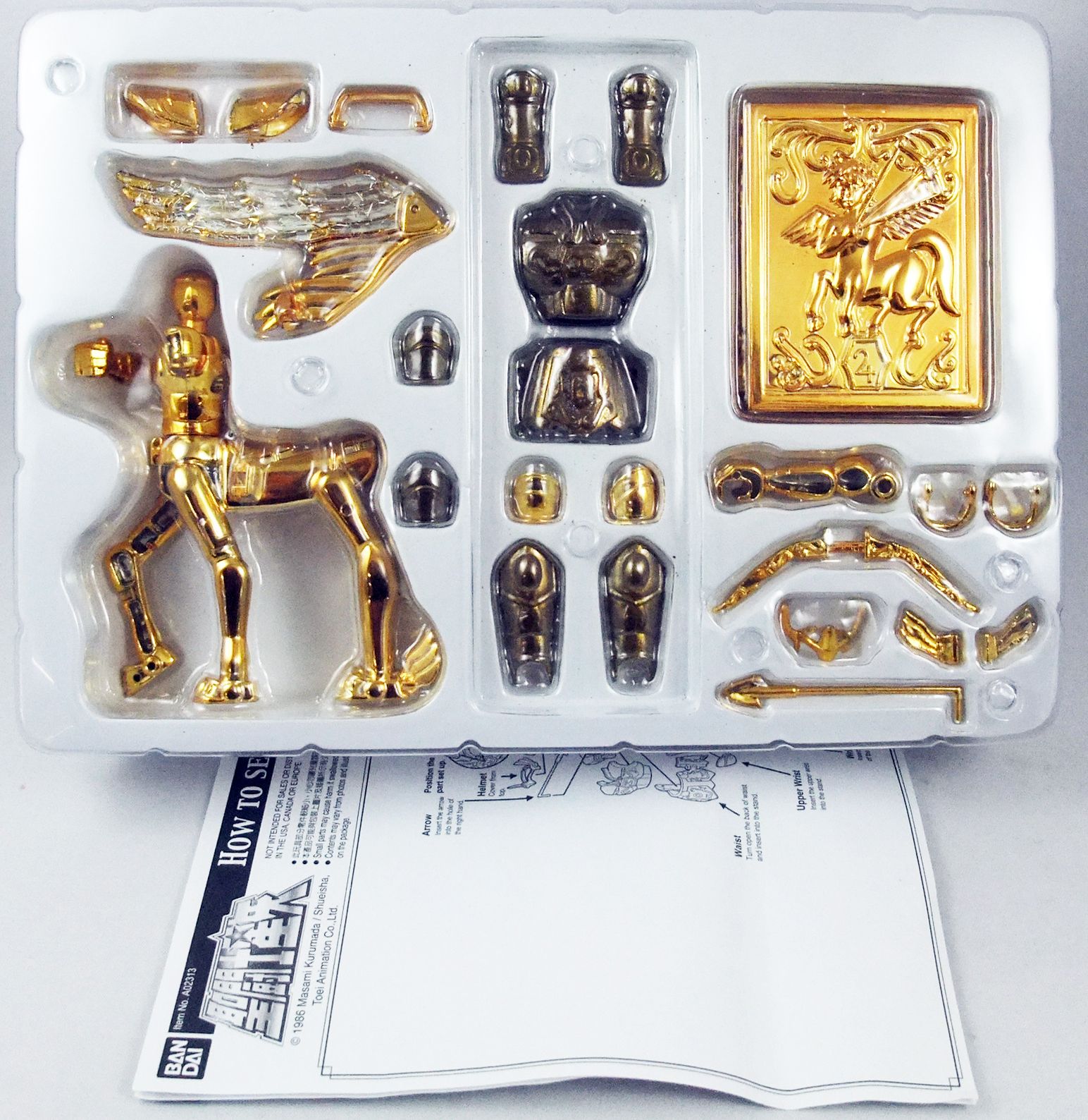 Bandai Figurine saint SEIYA armure d'or du sagittaire à prix pas cher