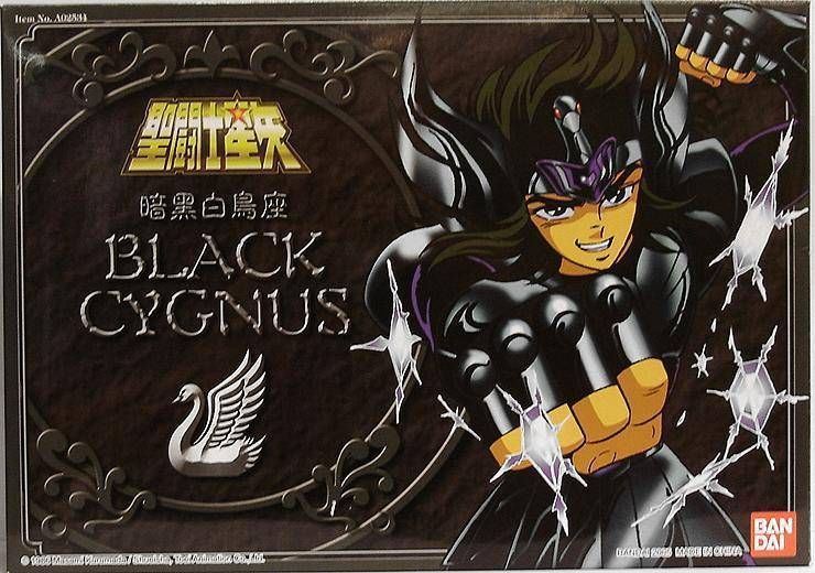 RARE SBS BANDAI 2005 SAINT SEIYA figurine Black Cygnus Chevalier du zodiaque 